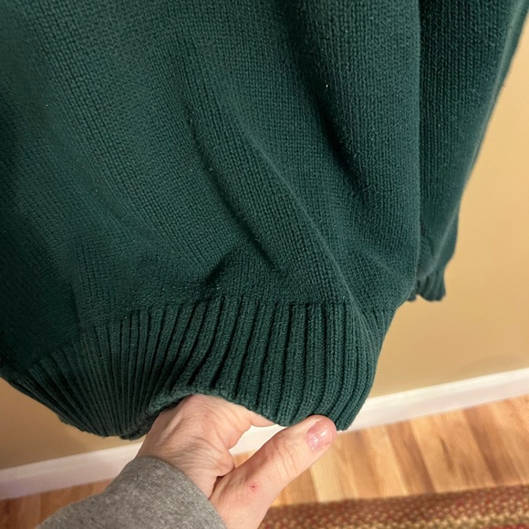 Eddie Bauer Mens green crew neck Sweater XXL TALL - Picture 4 of 9